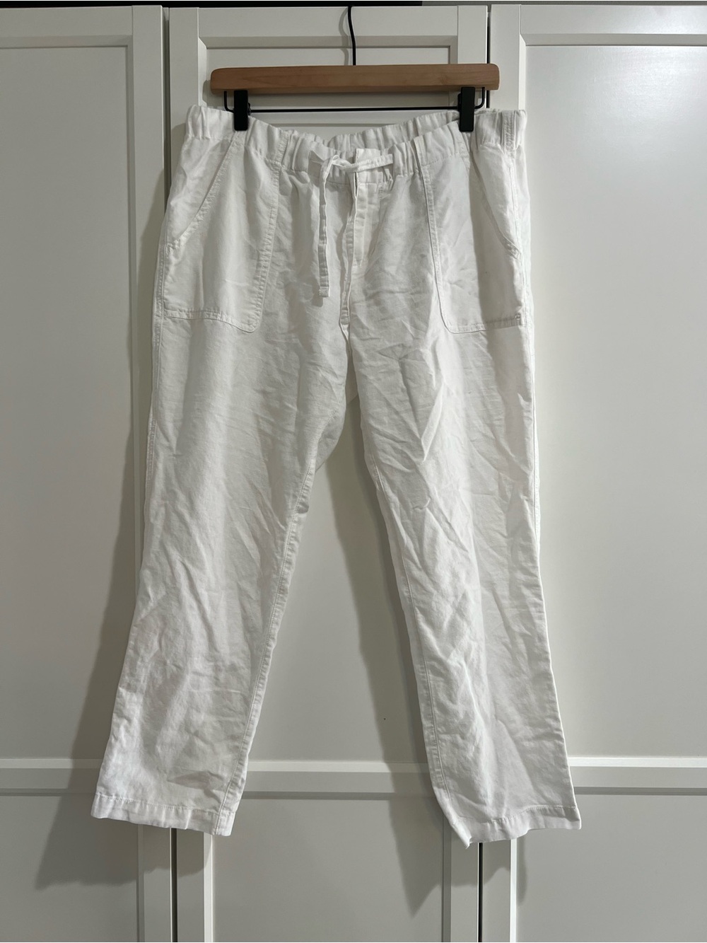 Women’s Columbia Linen and Cotton Blend White Pant